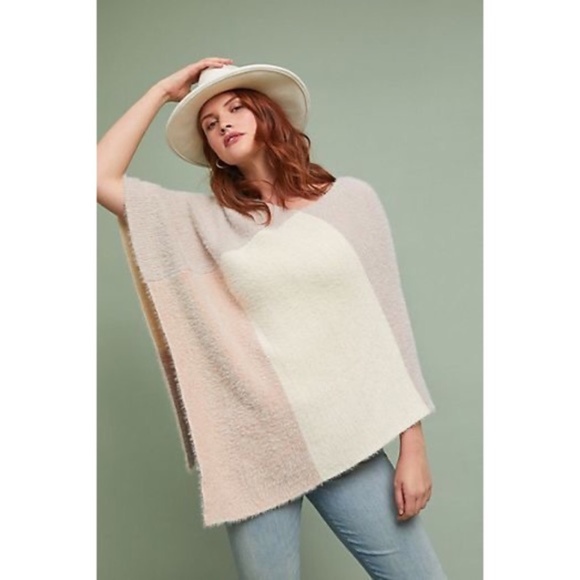 Anthropologie Sweaters - Anthropologie Jordan Color Block Poncho
